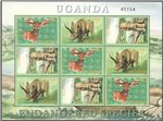 Uganda Scott 1691 MNH S/S (A13-15)